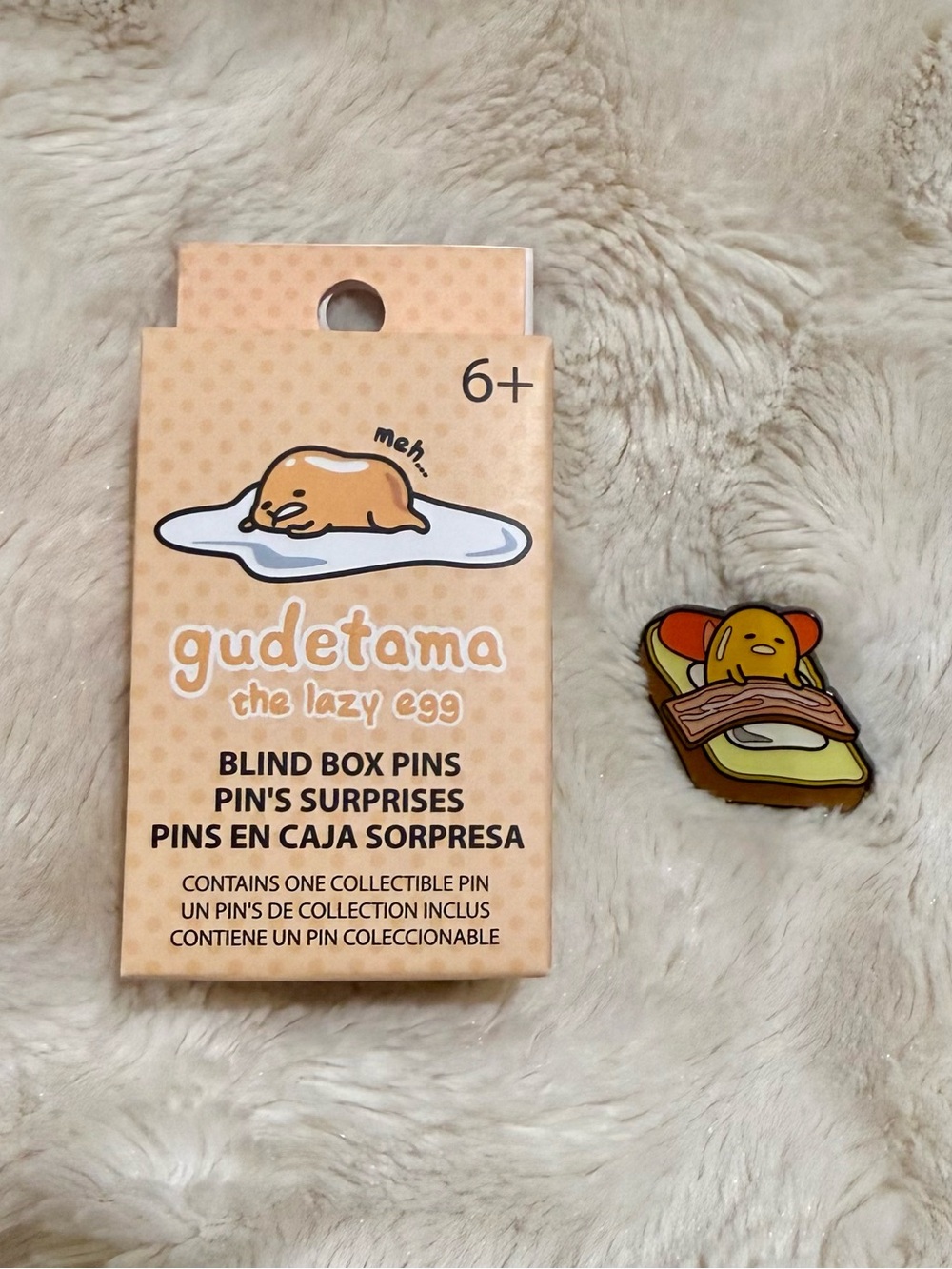 Loungefly Gudetama Things Blind Box Enamel Pin